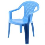 Židlička plast dětská modrá