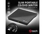 C-TECH Externí DVD vypalovačka DVD-USB-AC, USB 3.0, USB A, Type C