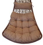 Polstr na závěsnou houpačku Margarita - látka hnědý melír | RYCHLÉ DODÁNÍ