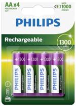 Philips HR6 akumulátor AA, Ni-MH, 1300 mAh, 1.2 V, 4 ks