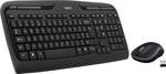 Logitech MK330 bezdrátový sada klávesnice a myše německá, QWERTZ černá
