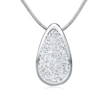 Stříbrný přívěsek 24 mm se Swarovski® Crystals