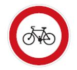 Zákaz vjezdu jízdních kol