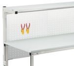 Perforovaný panel, Perforovaný panel, Ocel, pro použití s: Pracovní stůl TPH715, Pracovní stůl TPH915